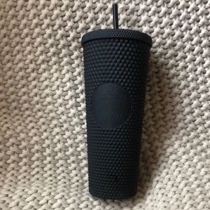 Starbucks Matte Black Bling Cold Cup 24oz Tumbler